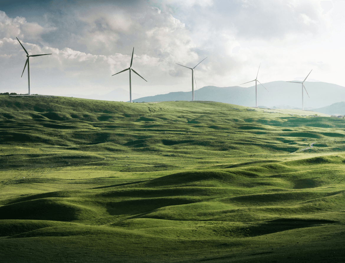 Windturbines + 'hero image'